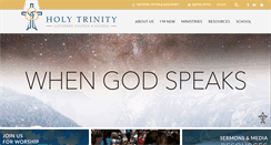 Desktop Screenshot of holytrinityedmond.org