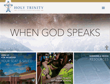 Tablet Screenshot of holytrinityedmond.org